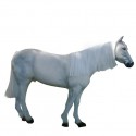 Koń z grzywą 190 cm - figura dekoracyjna