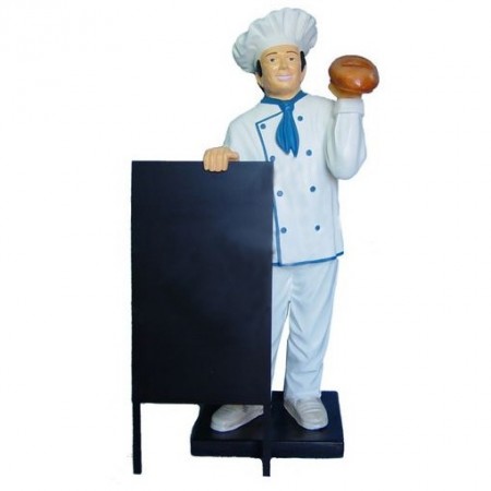 Kucharz z pieczywem 137 cm - figura reklamowa