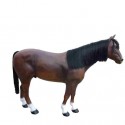 Koń z grzywą 190 cm - figura dekoracyjna